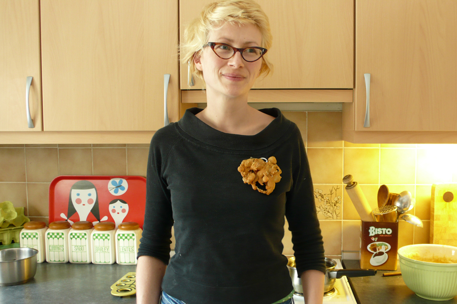 A deep fried chain necklace.